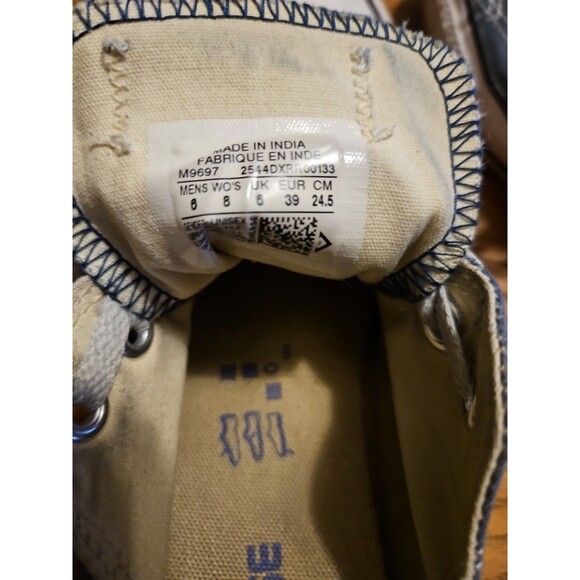 Converse Chuck Taylor All Star Men's  Size 6  Women 8 Low Top Canvas Gray - Picture 6 of 6